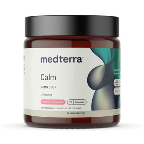 Calm Cbd Gummies Strawberry Lemonade Medterra