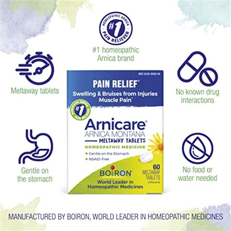 Boiron Arnicare Tablets For Pain Relief From Muscle Pain Joint