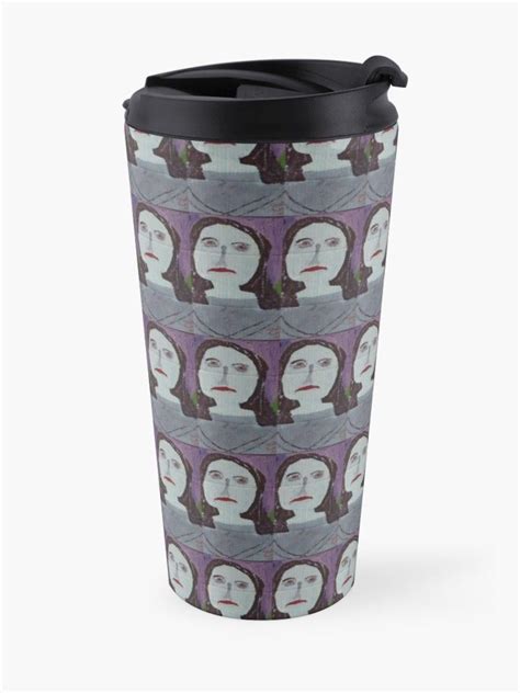 Shattered Mona Lisa Travel Coffee Mug By Anita Burkett Mugs Coffee