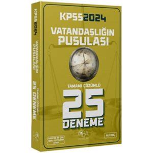 CBA Yayınları 2024 KPSS Vatandaşlık Vatandaşlığın Pusulası 25 Deneme