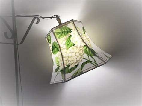 Uno Bridge Lampshade Hydrangeas Uno Lamp Shade Floral Etsy