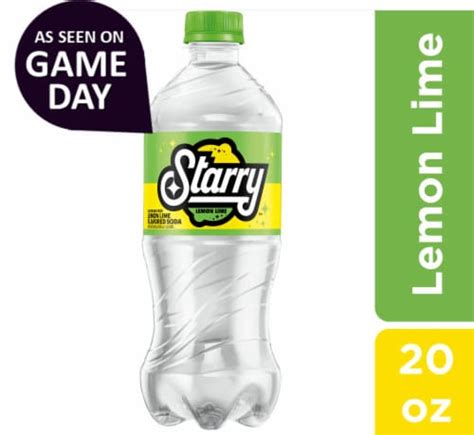 Starry™ Lemon Lime Caffeine Free Soda Bottle, 20 fl oz - Pick ‘n Save