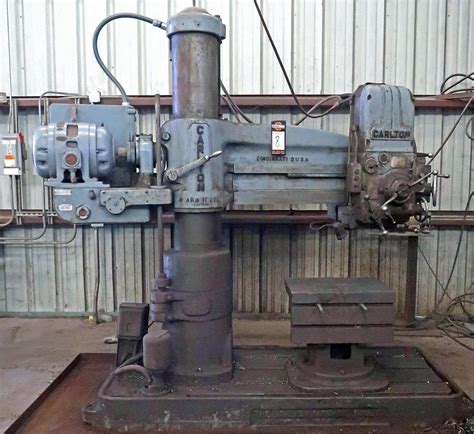 Used Carlton Model A Radial Arm Drill Harris Machine Tools