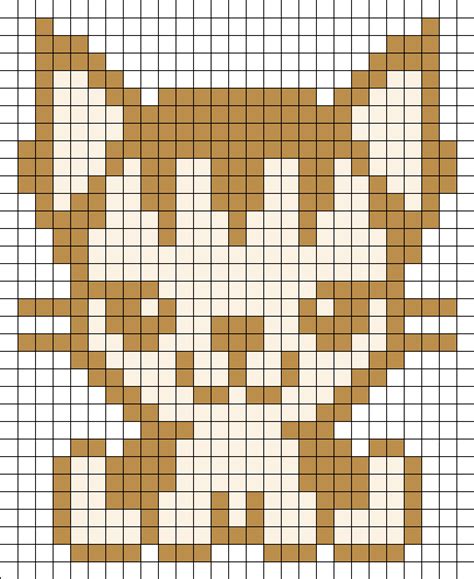 Cute Kitten Hama Perler Bead Pattern Bead Sprites Animals Fuse Bead