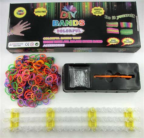 Loom Bands Box Starter Set Loomis Loombands Bandz Diy Gummib Nder