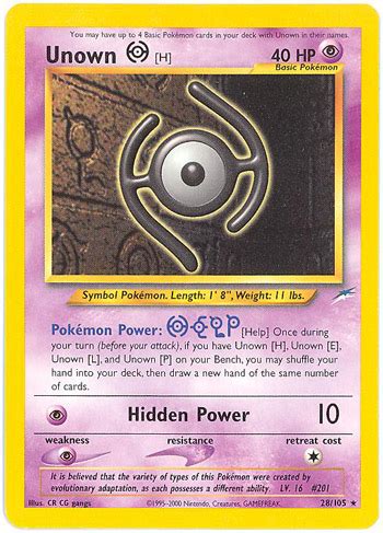 Unown H Neo Destiny Bulbapedia The Community Driven Pok Mon