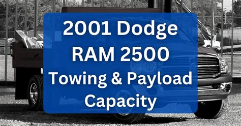 2001 Dodge RAM 2500 Towing Capacity & Payload (Charts)