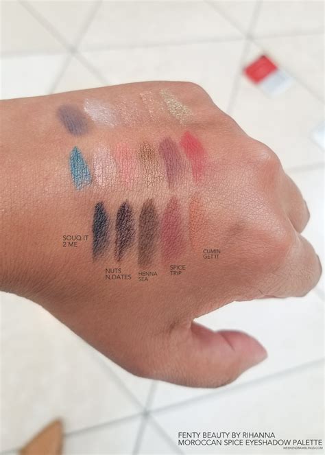 Moroccan Spice Eyeshadow Palette Swatches Fenty Beauty By Rihanna