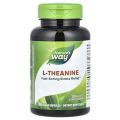 Nature S Way L Theanine 200 Mg 180 Vegan Capsules 100 Mg Per Capsule