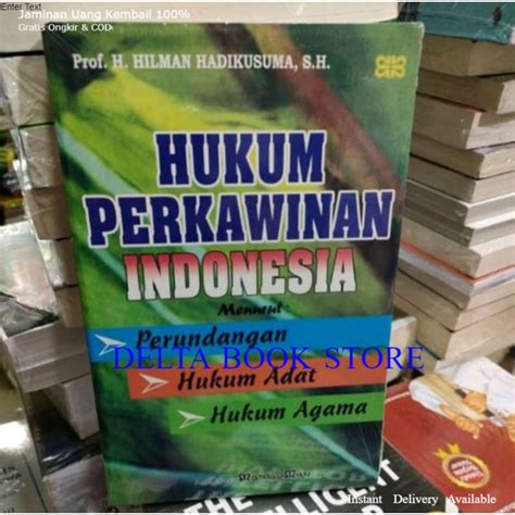 Jual Hukum Perkawinan Indonesia Menurut Perundangan Hukum Adat Hukum