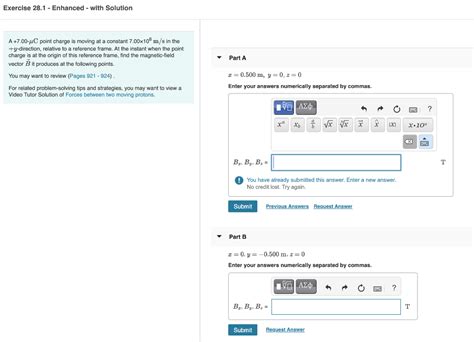 Solved Exercise Enhanced With Solution Part A A Chegg