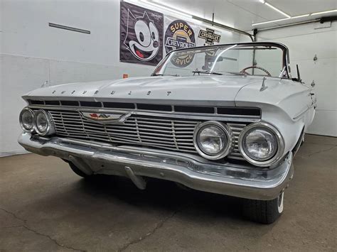 1 Of 2 1961 Chevrolet Impala Is Literally A Piece Of Gm History Flexes Top V8 Muscle