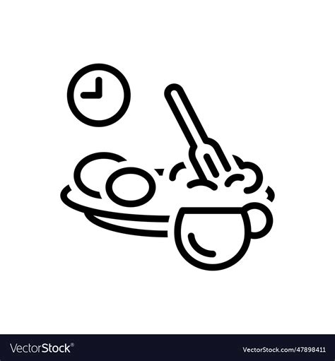 Breakfast Royalty Free Vector Image - VectorStock