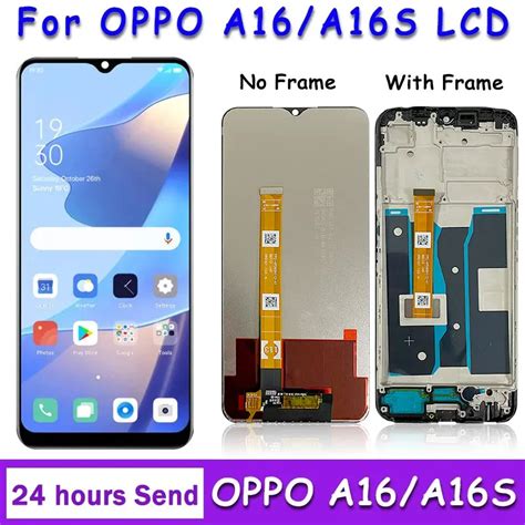 6 52 Original LCD For Oppo A16 CPH2269 Display Touch Screen Digitizer