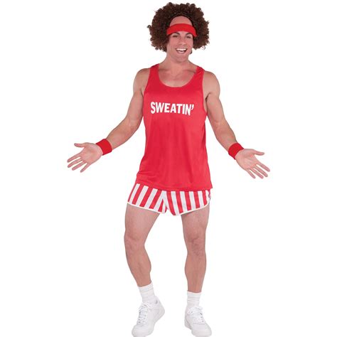 Amscan Exercise Maniac Character Richard Simmons Men S Halloween Fancy