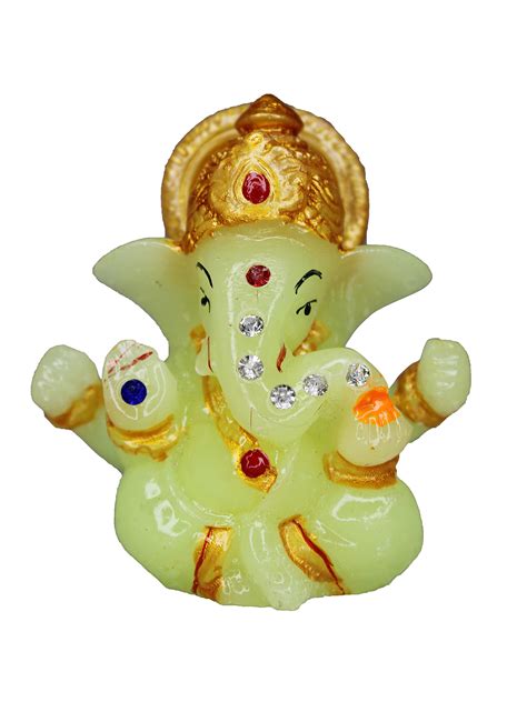 Buy Vinayakmoorti Marble Ganesha Ganesh Ganeshji Ganpati Bappa Idol