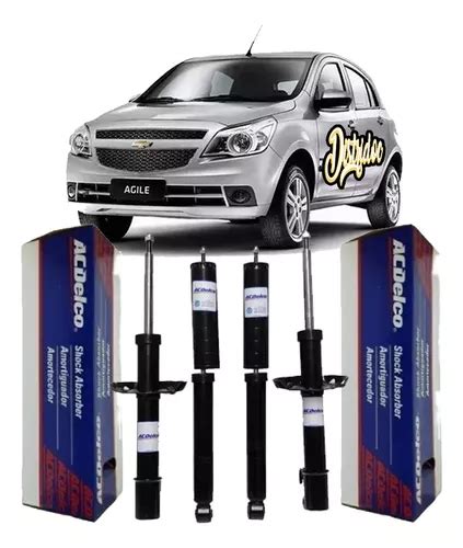 Kit X 4 Amortiguadores Ac Delco Chevrolet Agile Original