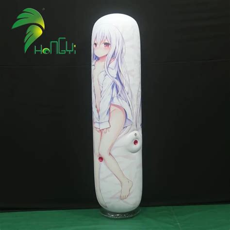 Customized PVC Anime Inflatable Sex Pillow Toy With SPH