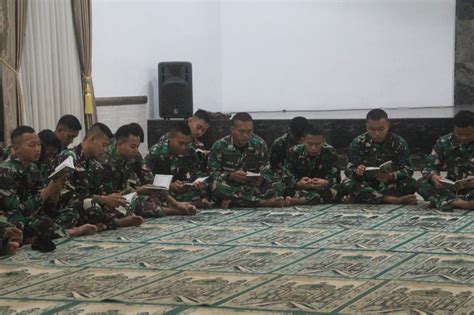 Peringati 1 Muharram 1445 H Yonif 6 Marinir Gelar Yasinan Dan Doa Bersama