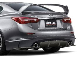 Impul Aerodynamic Rear Half Bumper Diffuser Body Kit Pieces For