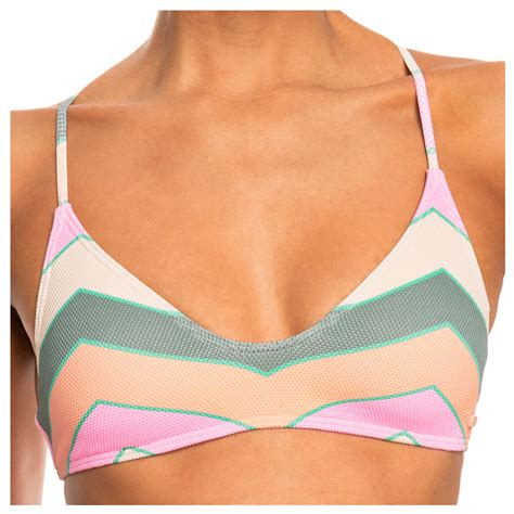 Roxy Vista Stripe Strappy Bra Bikini Top Women S Buy Online