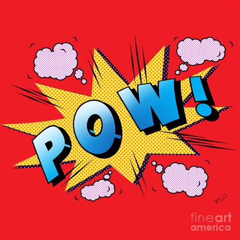 Pow Comics Digital Art by Mark Ashkenazi - Pixels