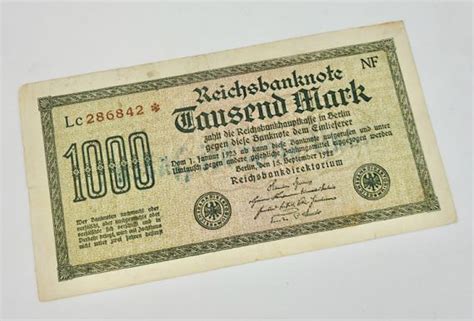 IMCS Militaria | Third Reich Reichsmark Bank Note with anti Jew print