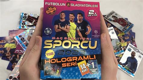 SPORCU 2023 HOLOGRAMLI SERİ KART AÇILIMI PART 4 YouTube