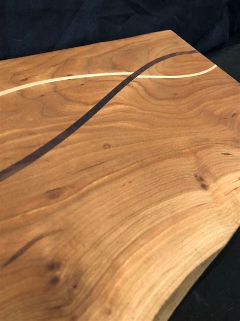 Curved Inlay Cutting Boards Etsy