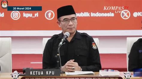 Sah KPU Tetapkan Hasil Pemilu Legislatif 2024 PDI P Jadi Pemenang