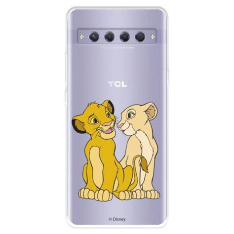 Funda Para Tcl Plus Oficial De Disney Simba Y Nala Silueta El Rey