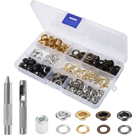 Grommet Tool Kit Copper with Box Tarpaulin Eyelet Tool Hole Punch Eyelets - Walmart.com