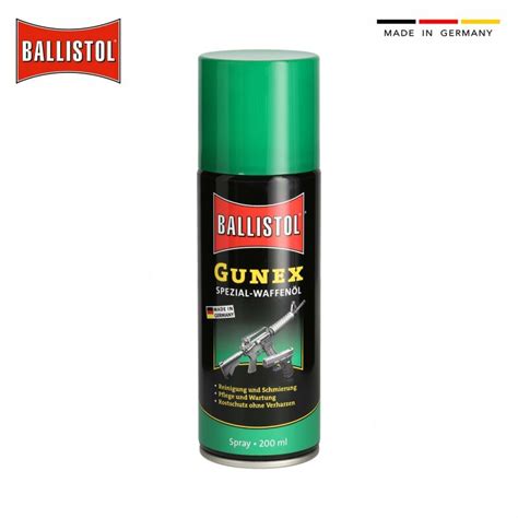 Ballistol Gunex Waffenöl Spray Flasche 200 Ml