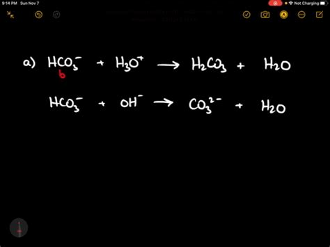 Solved A Write Equations For The Reactions Of Hco With H O And