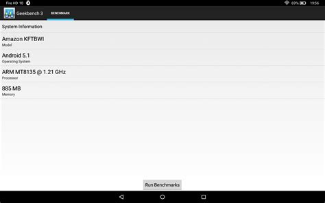 Benchmarks Des Amazon Fire HD 10 Tablets Antutu Geekbench