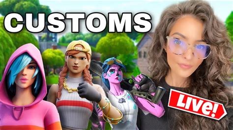 FORTNITE LIVE CUSTOM Games With VIEWERS NA EAST Scrims Later YouTube