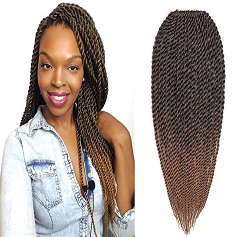 Befunny 8packs 18 Senegalese Twist Crochet Hair Small Crochet Twists