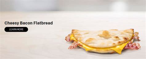 Mcdonalds Uk The Deliciously Melty Cheesy Bacon Flatbread Bacon And Melted Cheese In A Freshly