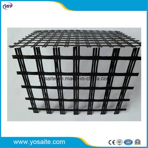 Kn Fiberglass Biaxial Geogrid For Asphalt Overlay Reinforcement