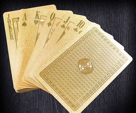 Gold Deck Cards Of