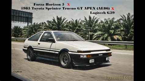 Forza Horizon I Toyota Sprinter Trueno Gt Apex Ae I Logitech