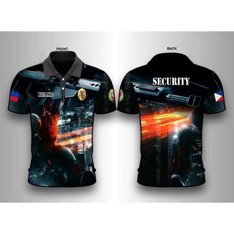 LJ SECURITY OFFICER GUARD DEFENDER High Quality Full Sublimation