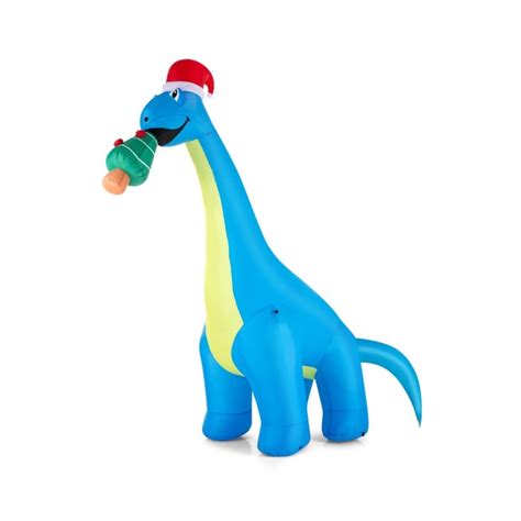 Ft Christmas Inflatable Dinosaur Costway