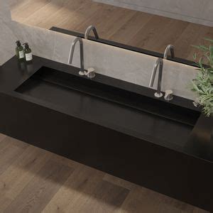 Wall Mounted Washbasin Perseus Deep Riluxa Corian With Counter