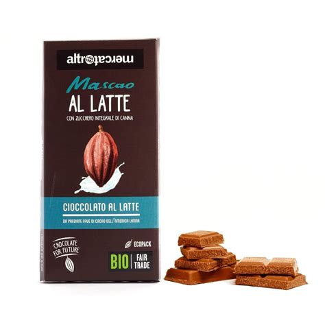 Cioccolato Mascao Al Latte Tavoletta Bio G