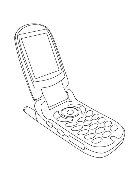 Coloriage Le Téléphone Fixe télécharger et imprimer gratuit sur