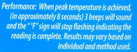 Relion 8 Second Thermometer
