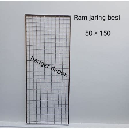 Jual Rak Ram Jaring Besi Crome Tebal 50cm X 150cm Shopee Indonesia