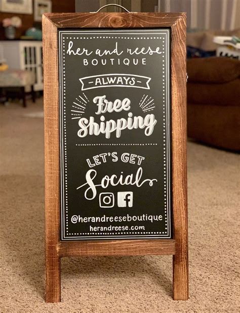 Spa Chalkboard Easel Sign Large 20x40 A Frame Etsy