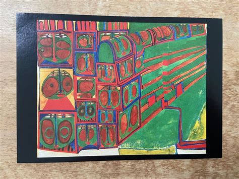 AK Kunstkarte Hundertwasser Neu Jack In The Box 1955 Kaufen Auf Ricardo